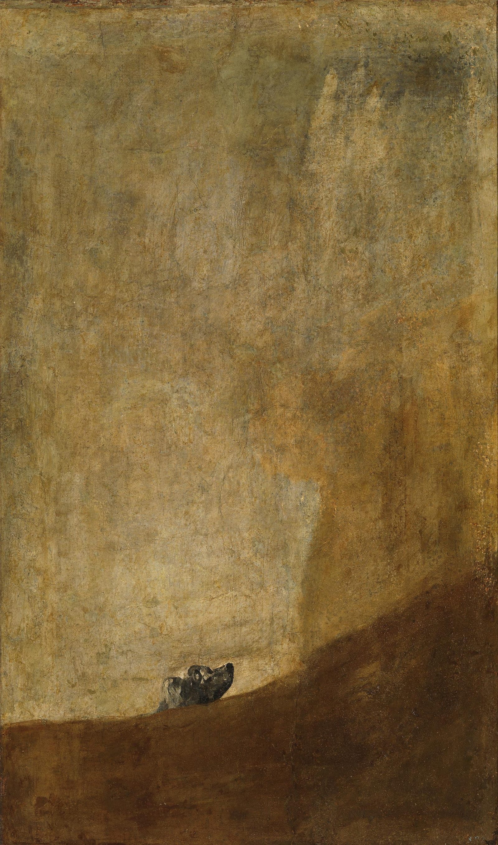 <개(The Dog)>, 프란시스코 고야 1819-1823